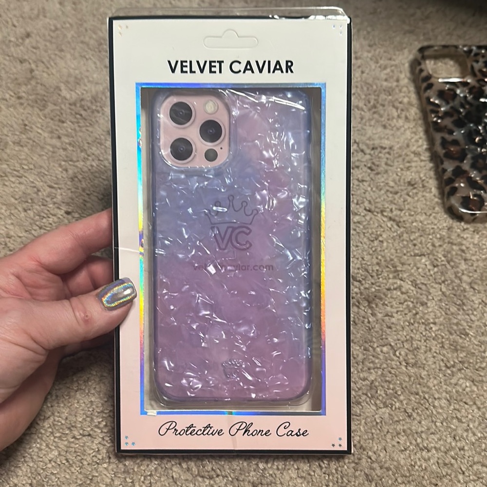 Velvet Caviar iPhone 12 Pro Max case NWT